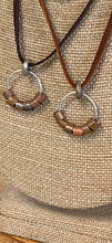 Load image into Gallery viewer, Silver & Copper Chime Necklace
