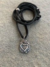 Load image into Gallery viewer, Oxidized Heart Necklace