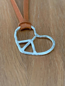 Heart and Peace Necklace