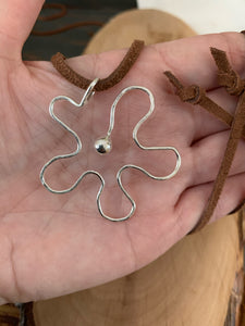 Freeform Flower Necklace