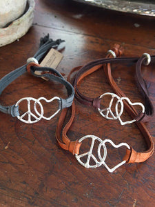 Peace & Love Bracelet