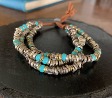 Load image into Gallery viewer, Triple Strand Beaded Bracelet