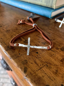 Sideways Cross Bracelet
