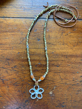 Load image into Gallery viewer, 5 Petal Beaded Flower Necklace