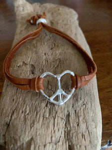 Heart and Peace Bracelet