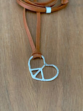 Load image into Gallery viewer, Heart and Peace Necklace