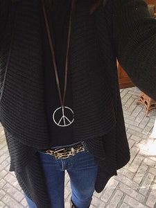 Supersized Peace Necklace