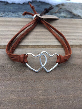 Load image into Gallery viewer, Double Heart Bracelet